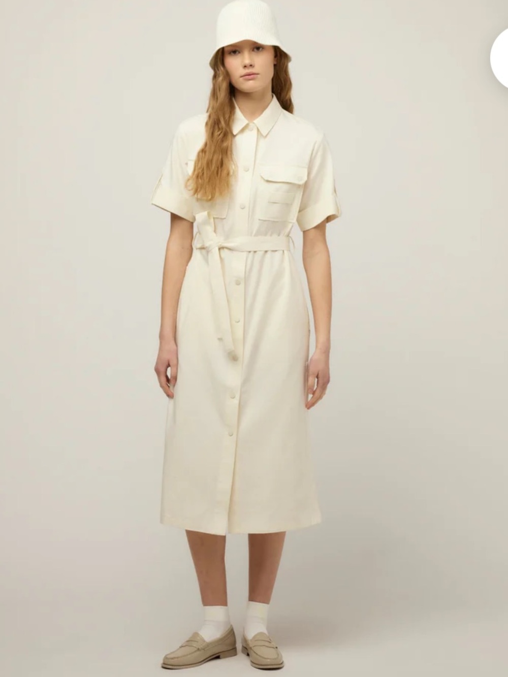 Tilley - Tencel Cotton Safari Midi Dress